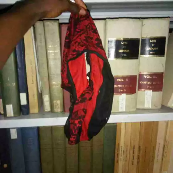 Female Underwear Found In UNILAG Library For Law Students (Photo)